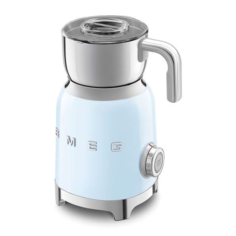 Smeg 50's Style Retro Milk Frother Pastel Blue MFF11PBAU - Peter's of Kensington