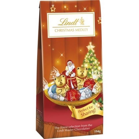 Lindt - Christmas Medley Bag 194g