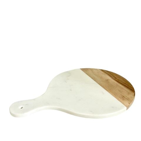 Flair Decor - Marble & Wood Round Board 45cm