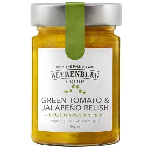 Beerenberg - Green Tomato & Jalapeno Relish 165g