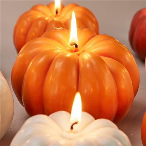 Love Ally - Pumpkin Candle Orange Large 950g