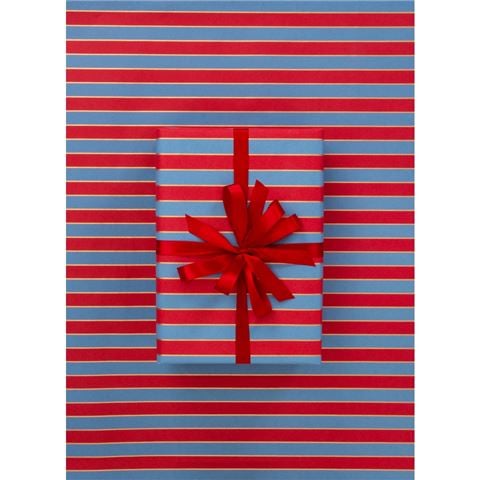 Vandoros - Nutcracker Wrapping Paper French Blue/Red 76cm x 2.5m