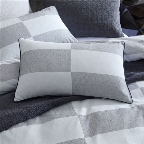 Logan & Mason - Region Grey Quilt Cover Set Queen 3pce