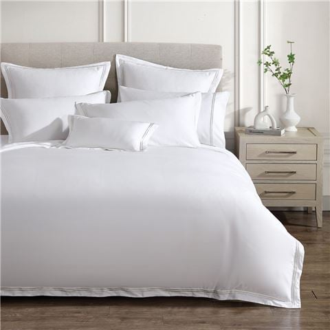 Private Collection - Santiago Quilt Cover Set Stone Queen 3pce