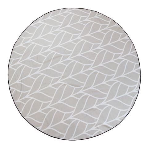 Ardor - Mira Navy Stripe Sand-Free Round Beach Towel 160cm