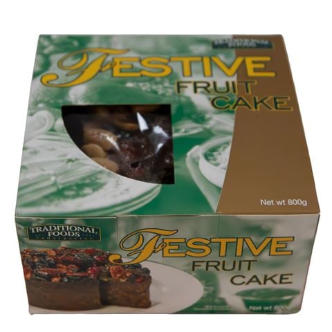 Traditional Foods Festive Fruit Cake 800g - Peter's of Kensington