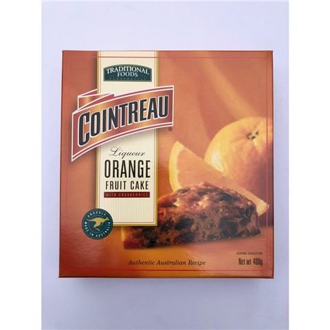Traditional Foods Contreau Orange Fruit Cake 400g - Peter's of Kensington