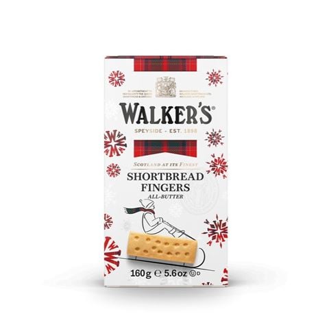 Walkers - Festive Shortbread Fingers 160g