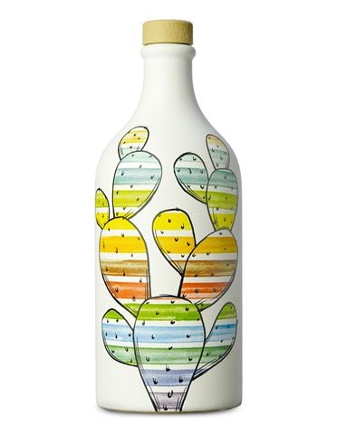 Muraglia - Extra Virgin Olive Oil w/Hand Painted Cactus Jar 500ml