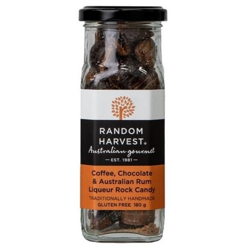 Random Harvest - Coffee Choc and Rum Rock Candy 180g