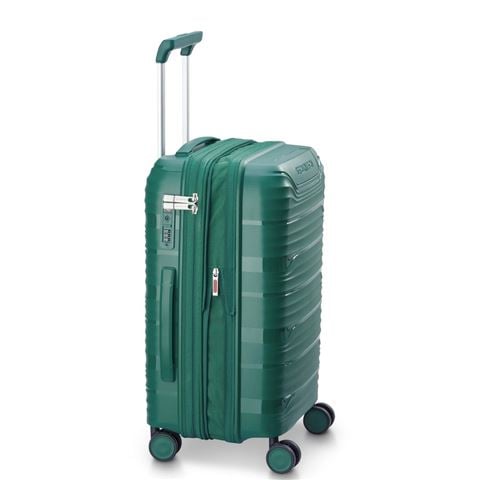 Securitech by Delsey - Dune Exp. Wheelaboard Spinner Case Green 55cm