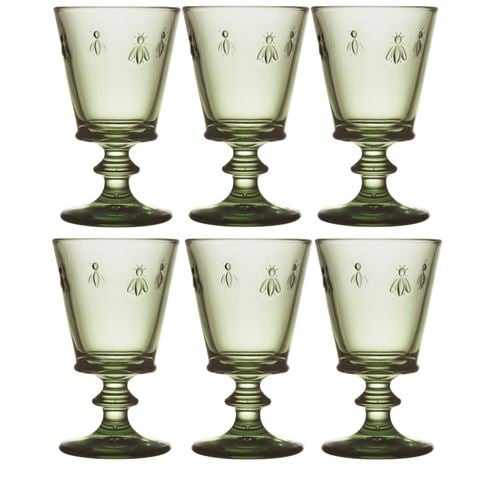 La Rochere - Bee Olive Wine Glass Set 6pce