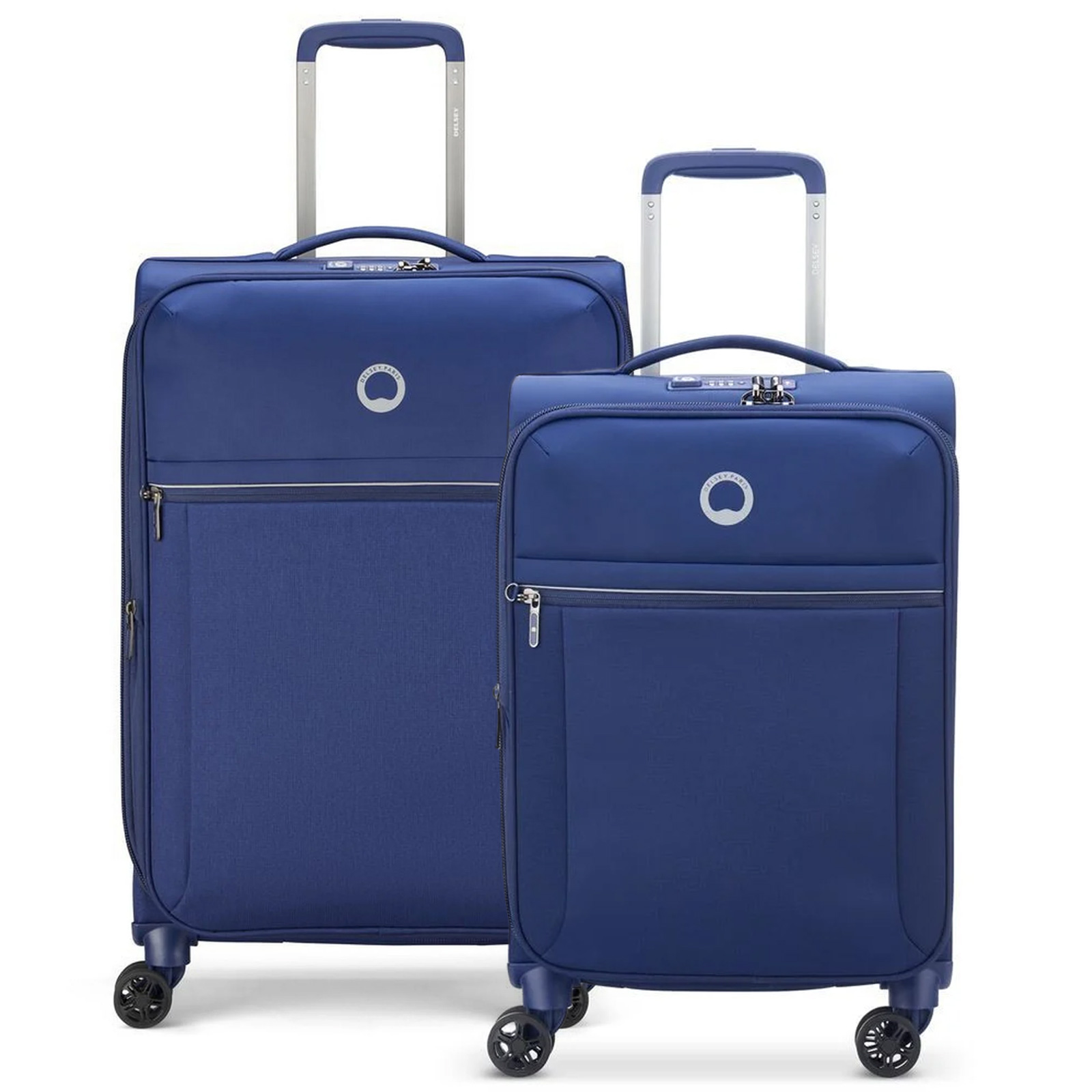 Delsey Brochant 2.0 Expandable Blue Trolley Set 2pce Peter s of Kensington