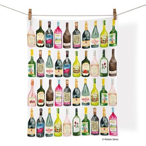 WerkShoppe - Cotton Tea Towel Wine Cellar