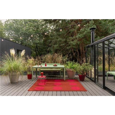Brink & Campman Habitat Festival Dots Outdoor Rug Red 230x160cm - Peter's of Kensington