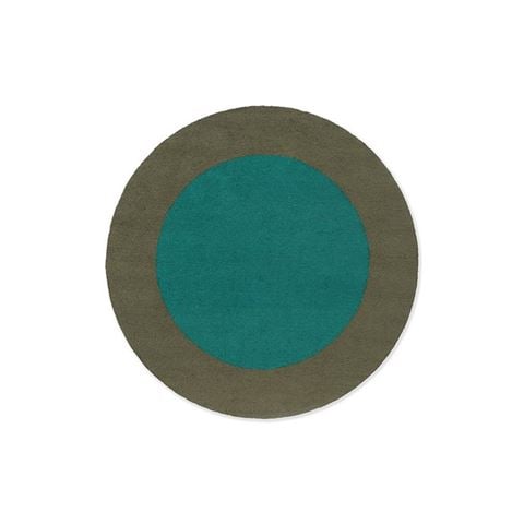 Brink & Campman Habitat Festival Round Outdoor Rug Aqua 200cm - Peter's of Kensington