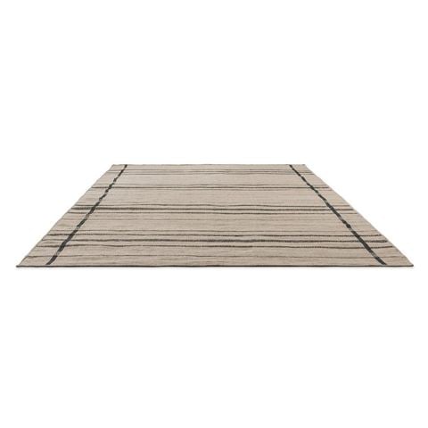 Brink & Campman Zona Outdoor Rug Charcoal Line 200x140cm - Peter's of Kensington