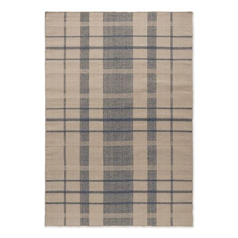 Brink & Campman Zona Outdoor Rug Denim Check 350x250cm - Peter's of Kensington
