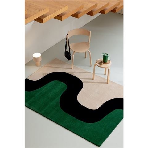 Marimekko Rug Seireeni Rug Green 200x140cm - Peter's of Kensington