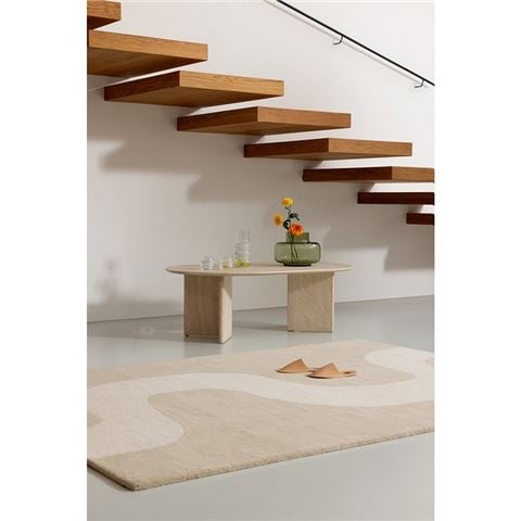 Marimekko Rug Seireeni Rug Warm Beige 240x170cm - Peter's of Kensington
