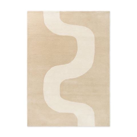 Marimekko Rug Seireeni Rug Warm Beige 240x170cm - Peter's of Kensington