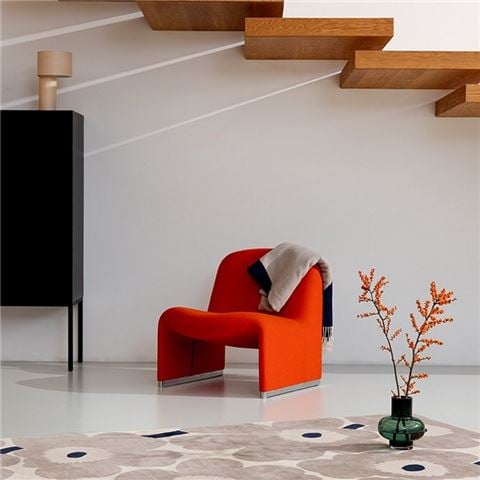 Marimekko Rug Unikko Rug Greige 350x250cm - Peter's of Kensington
