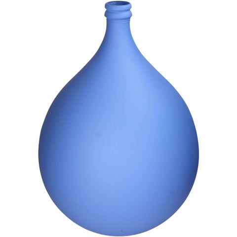 Kersten Recycled Glass Vase Blue 56cm - Peter's of Kensington