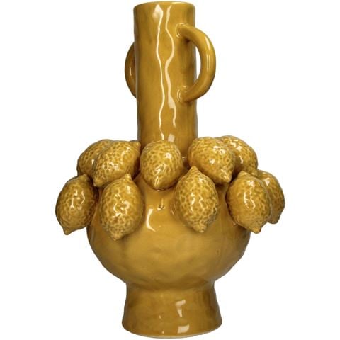Kersten Lemon Vase Yellow 42cm - Peter's of Kensington