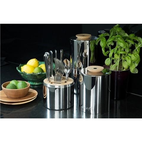 Christofle Essentiel Stainless Steel Cutlery Set w/Case 24pce - Peter's of Kensington