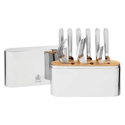 Christofle - Concorde Cutlery Set w/Case 24pce