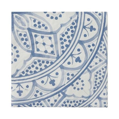 Coast To Coast - Aleah  3-ply Napkin Set Blue 33cm 20pce