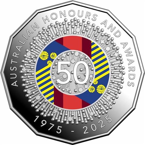 Royal Australian Mint - 2025 Six-Coin Proof Year Set 50 years of the Australian honours system