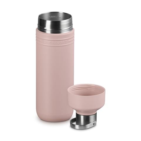 Le Creuset - On The Go Insulated Water Bottle Shell Pink 1L