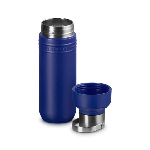 Le Creuset - On The Go Insulated Water Bottle Azure Blue 0.5L