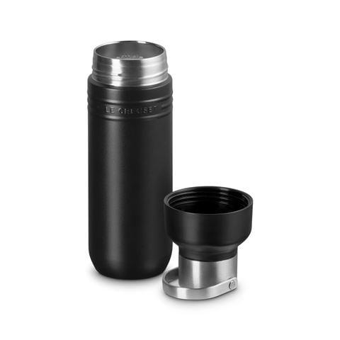 Le Creuset - On The Go Insulated Water Bottle Matte Black 0.5L
