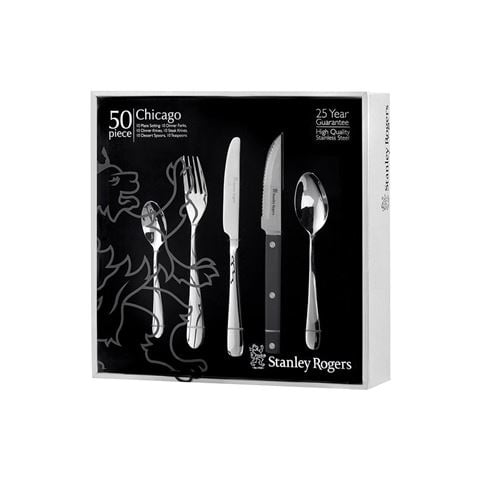Stanley Rogers - Chicago Cutlery Set w/Steak Knives 50pce