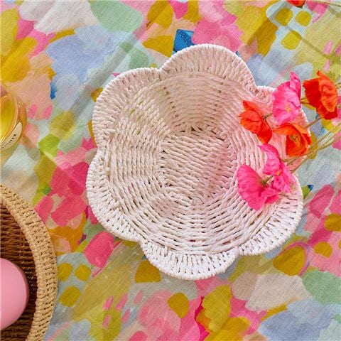 A.Trends Papier Woven Bowl Set White 3pce - Peter's of Kensington