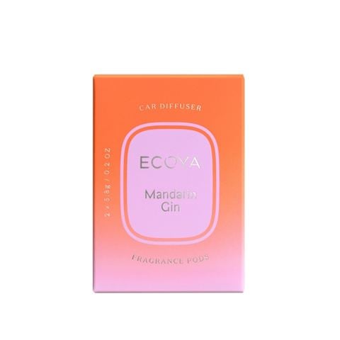Ecoya - Mandarin Gin Car Fragrance Pod Set 2pce