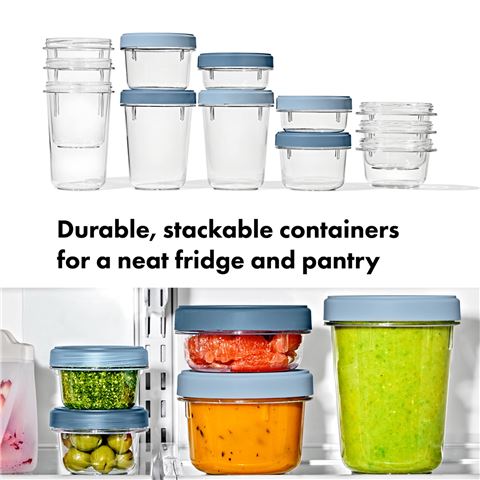 Oxo - Twist & Stack Container Set 2pce 946ml