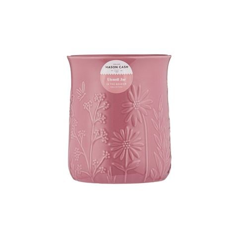 Mason Cash In The Meadow Utensil Pot Pink - Peter's of Kensington