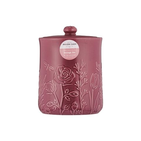Mason Cash - In The Meadow Storage Jar Purple 1.85L