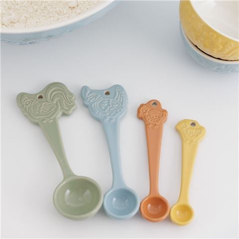 Mason Cash Home to Roost Measuring Spoon Set 4pce - Peter's of Kensington