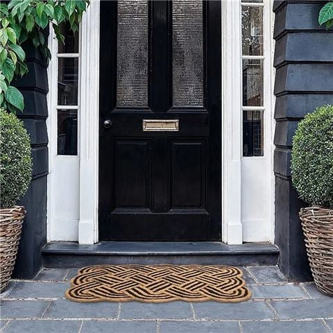 Wicka - Hand Knotted Old Navy Reversible Doormat 55x85cm