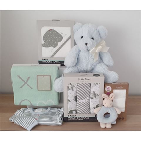 Boz - Grand 2 Tier Baby Hamper French Blue