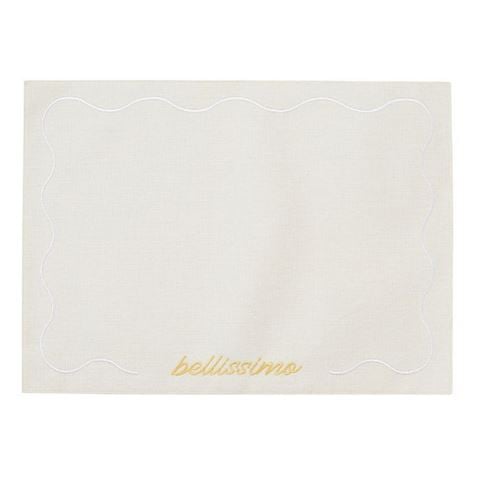 Coastal Home - Bellissimo Placemat Natural/Ochre 48x35cm