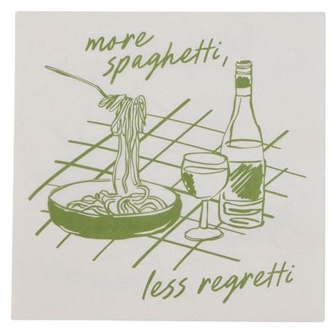 Coastal Home - 3-Ply Napkin More Spaghetti 33cm 20pce