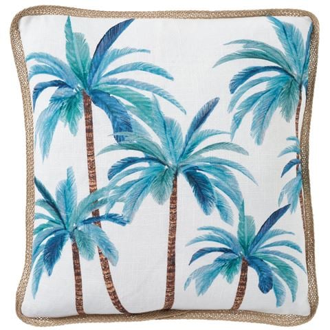 Paloma - Palmy Blue Mirage Cushion 50x50cm