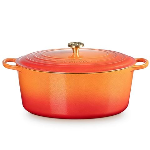 Le Creuset Signature Oval Casserole Flamme Doree 40cm/13.9L - Peter's of Kensington