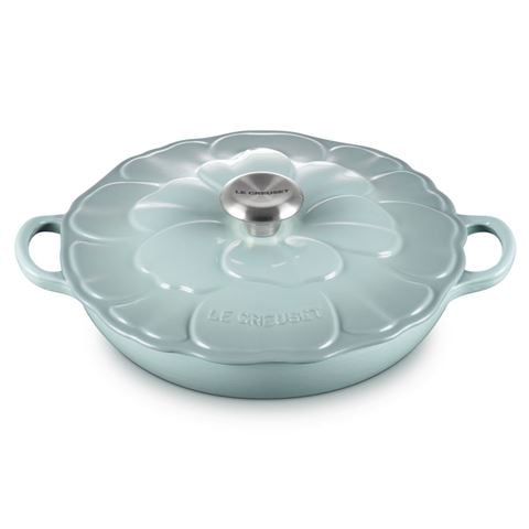 Le Creuset - Signature Petal Shallow Casserole Sea Salt 26cm