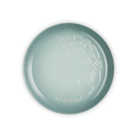 Le Creuset Jardin Sphere Plate Sea Salt 22cm - Peter's of Kensington